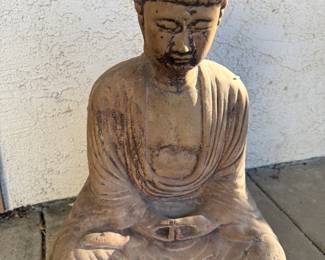 This Stone Buddha is so heavy - just a beauty and that beige color - might need!