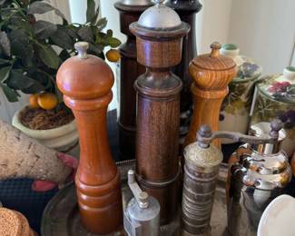 Amazing Vintage Peppermills