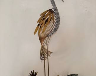 Curtis Jere Silver Hero Wall Sculpture 