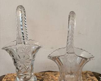 Vintage Glass Baskets