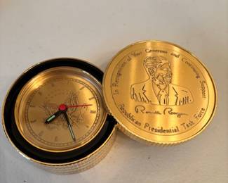 Ronald Reagan Presidential Desk Clock