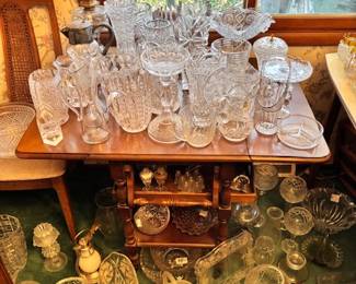Tons of glassware