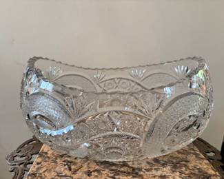 Cut Crystal 11” Bowl