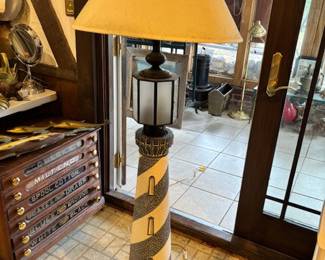 Tall Lighthouse Floor Lamp