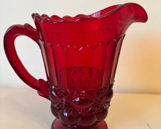 Moser Glass Eyewinker Pitcher
