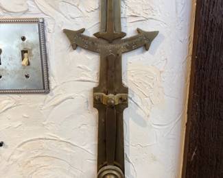 Vintage Brass Inclinometer