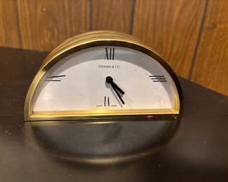 Tiffany Half Moon Clock