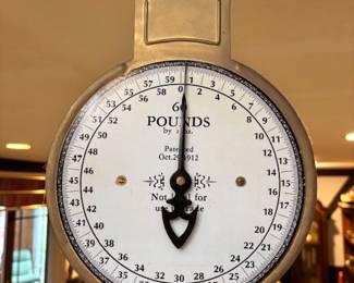Vintage 60 Pound Scale Patented Oct 29, 1912