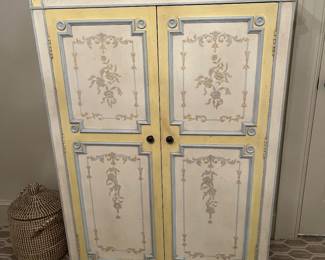 John Widdicomb painted armoire