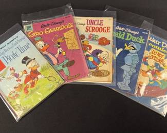 Vintage Disney Comics Donald Scrooge Gyro