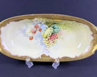 Vintage Hand Painted Pickard Limoges Dish