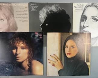 Barbara Streisand Vinyl Records Lot of 5
