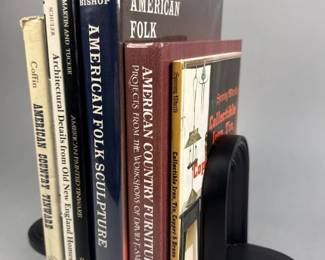 American Folk Art Tinware Furniture Book Lot