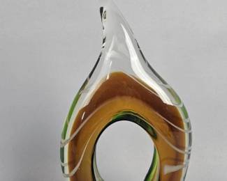 NF DESIGN Japan Blown Art Glass MCM Sculpture