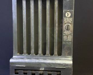 Vintage Mills Penny Gum Vending Machine