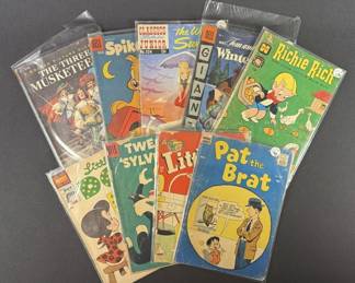 Mixed Lot Vintage Comics Harvey Dell Archie