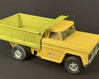 Vintage Pressed Metal Structo Dump Truck Toy