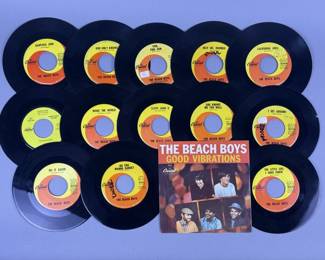 Vintage Beach Boys 45rpm Vinyl Singles