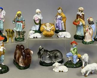 Antique Emporium Porcelain Nativity Set