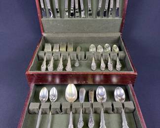 Holmes & Edward’s Deep Silver Plated Flatware Set