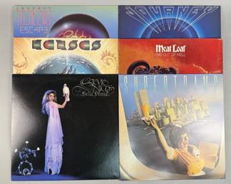 Vintage Vinyl Records Journey Kansas Meat Loaf