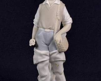 Lladro Procelain Figurine 4809 Gone Fishing
