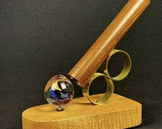 Kaleidoscope On Wind Up Wooden Base
