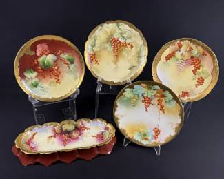 Vintage Hand Painted Pickard China Plates Dish