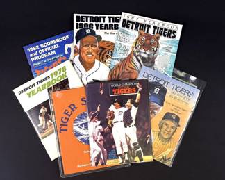 Vintage Detroit Tigers Yearbooks & Programs 78-92