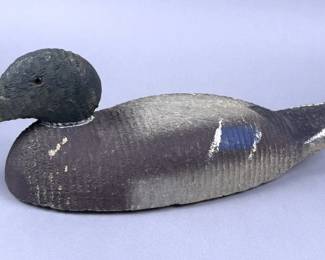 Vintage Carved Mallard Duck Decoy 1966