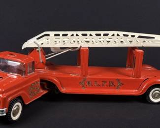 Vintage Metal Buddy L Fire Engine