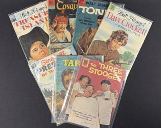 Vintage Dell Comics Tarzan Disney Three Stooges