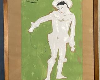 Pablo Picasso Serigraph Le Petite Pierrot