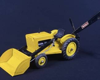 Vintage Metal Buddy L Backhoe Toy