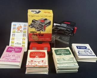 Vintage Tru-View 3D Lighted Viewer & Cards