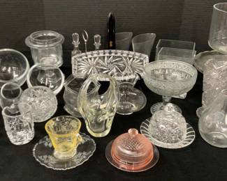 Assorted Vintage Glassware 