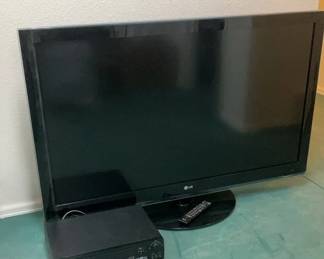 LG Big Screen TV DVD Player