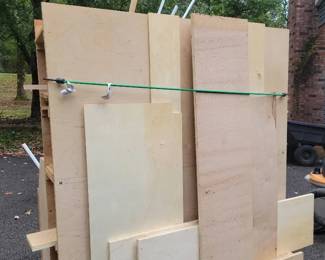 Wood Rack With Scrap Wood Clamps