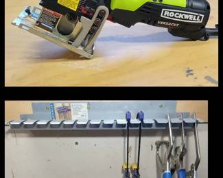 ROCKWELL Versacut Mini Saw And Clamps