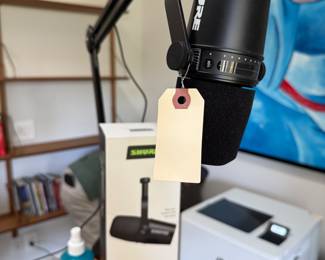 Shure Podcast microphone