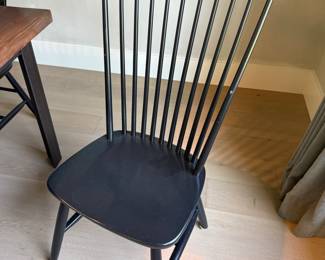 Crate & Barrel Spindle Back Dining Chairs
