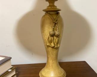 U802. 31” tassel motif lamp with shade $55