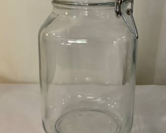 D504. 8” clamp lid jar $2