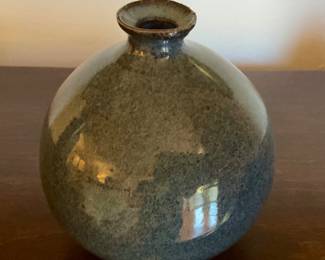 A709. Pottery vase with flared neck $18
