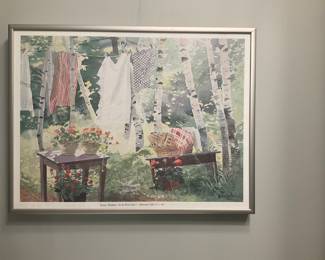 U606 Rigmor Washburn framed print “In the Birch” 13x10” $15
