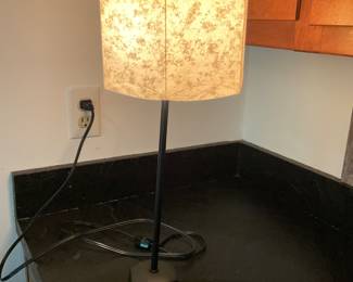 B500 Paper shade metal lamp $10