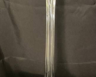 D505 single tall glass vase $8
