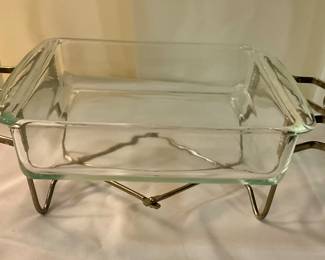K-227. Casserole holder for round or oblong dishes with Pyrex dish $8