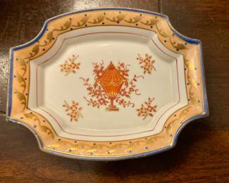 A708. 8” ALCO Bavarian hand-painted decorative tray$25