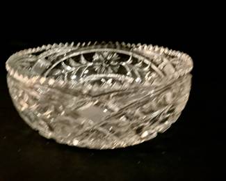 D-529. 6” American Brilliant Cut Glass Bowl with sawtooth edge $18